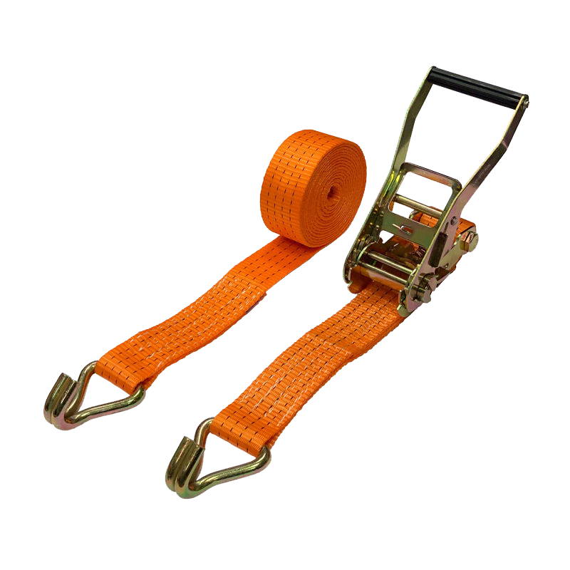 Tung 2 tommer x 15 ft Ratchet Bind stropper med dobbelt J -kroge