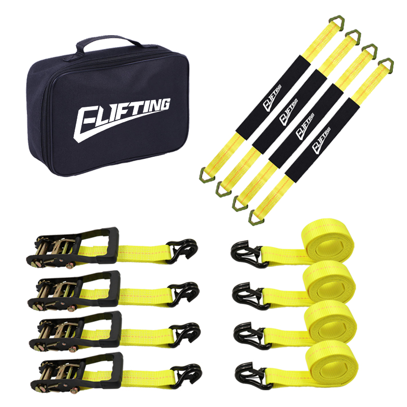 2 tommer x 8 ″ bind akselstropper sæt （4-pack）