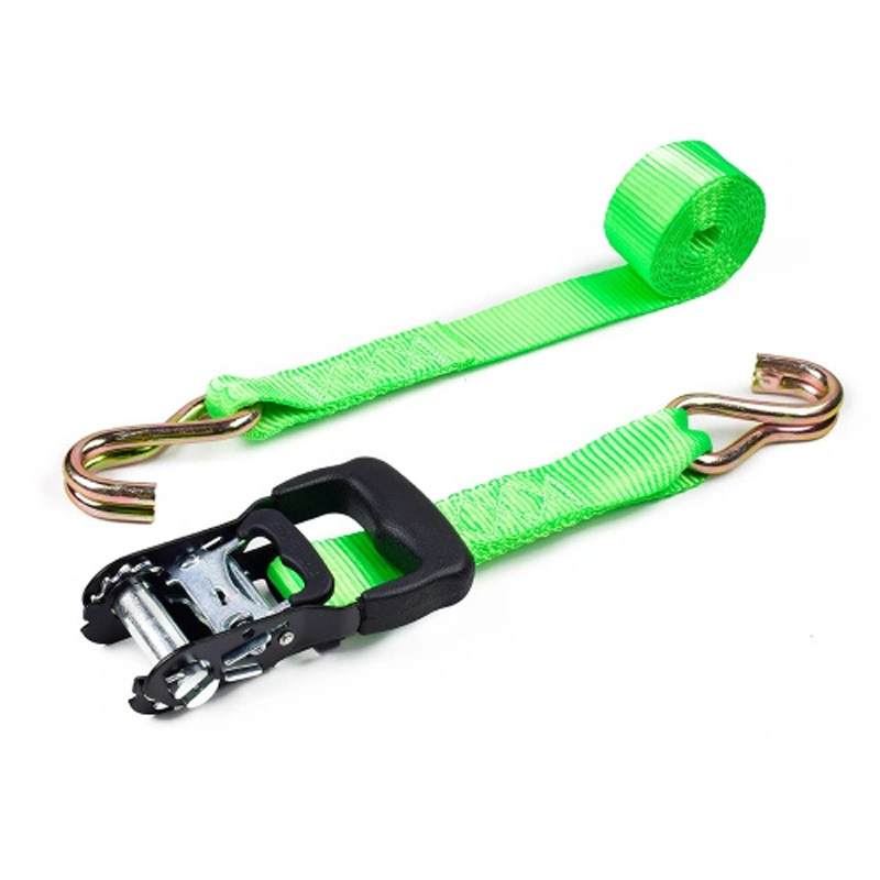 1,5 "x15" tunge ratchet stropper med j krog