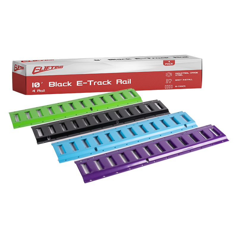 Brugerdefineret farvepulverlakeret e-track vandret jernbane